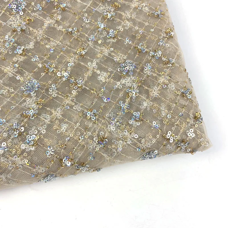 custom design lime green polyester rendas de tecido de lantejoulas bordadas embroidery sequin fabric lace sequin fabric