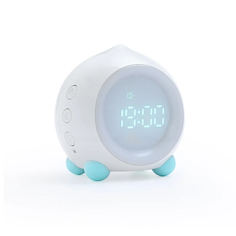 
Smart Wake Up Light Alarm Clock Sunrise Alarm Clock Bedside Night Light LED Clock Supports APP Control 