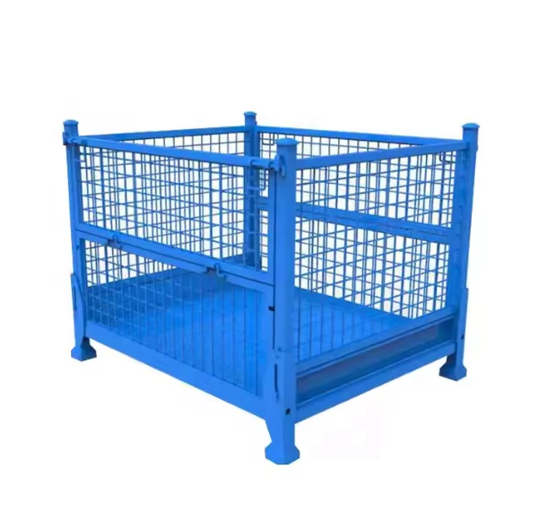 china quality wire mesh steel stackable pallet box