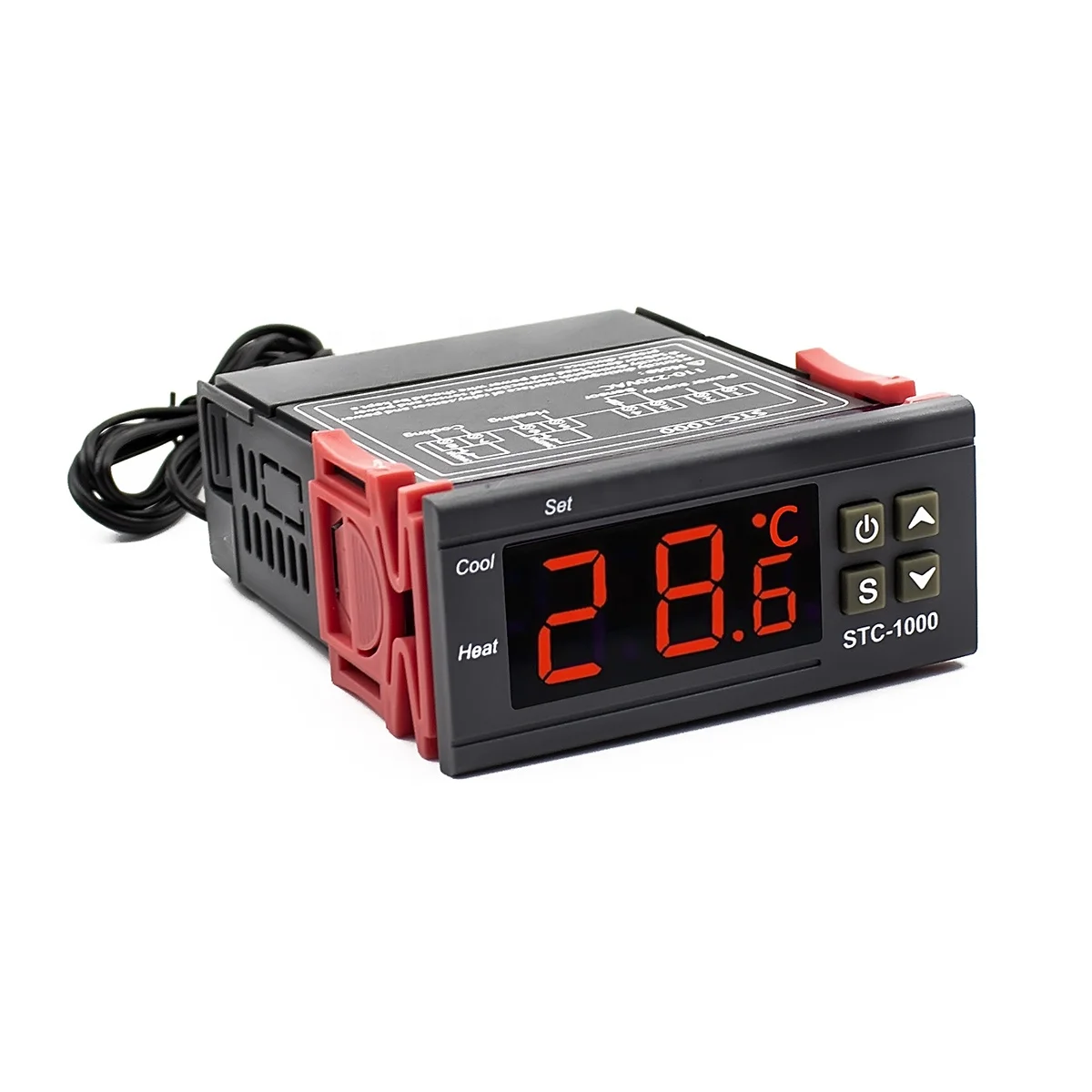 LED 10A Heating Cooling 12V 24V 220V  STC-1000 Thermostat Thermoregulator incubator STC 1000 Digital Temperature Controller