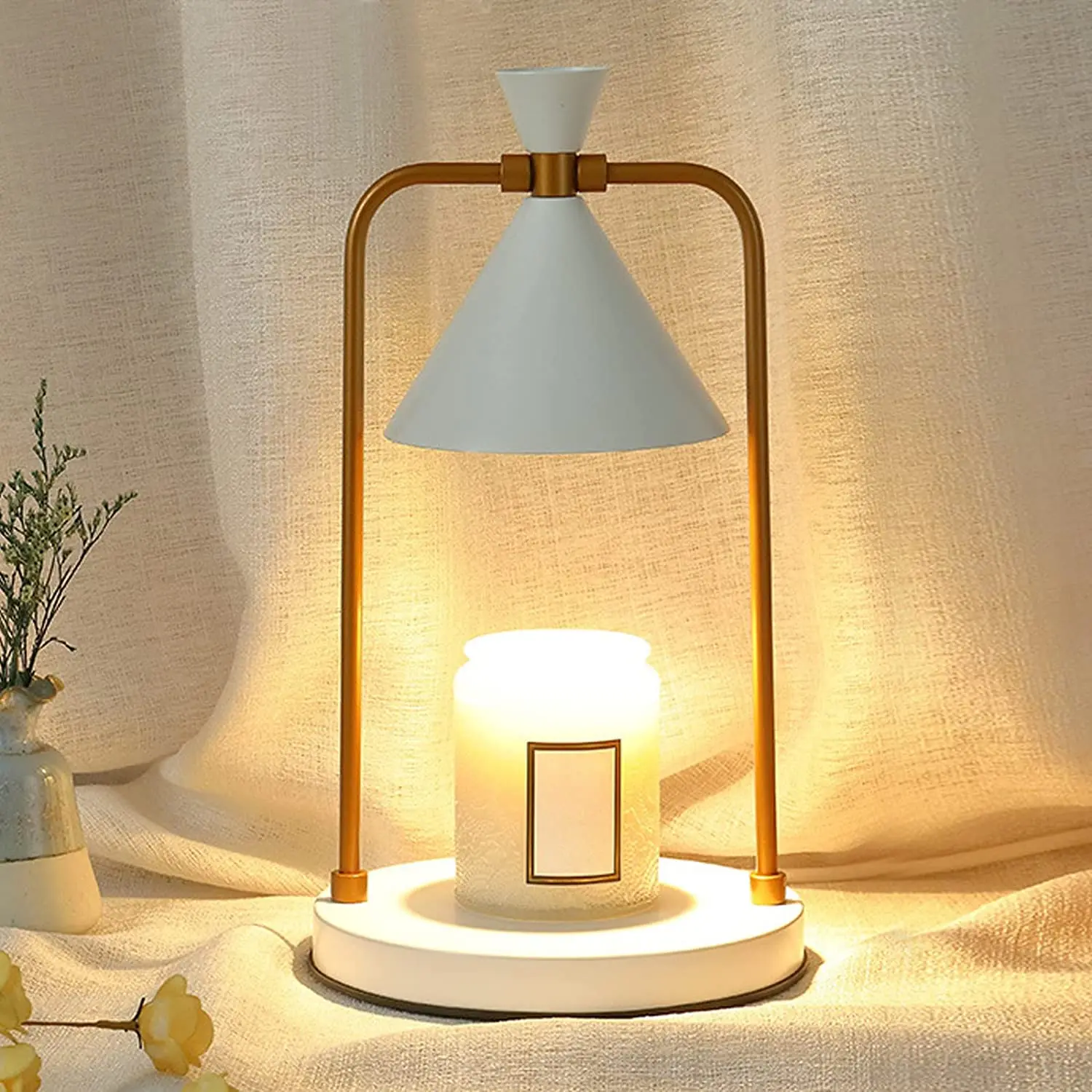 Dimmable Candle Warmer Lamp Electric Candle Lantern Melting Lamps for Scented Jar Candle