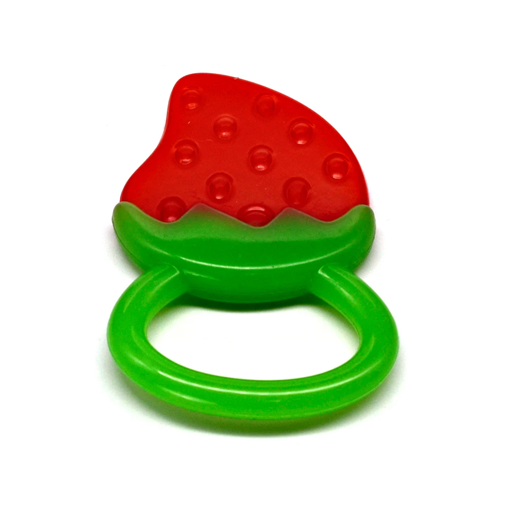 
Wholesale silicone fruit shape baby teether infant chewing toys natural organic teether 