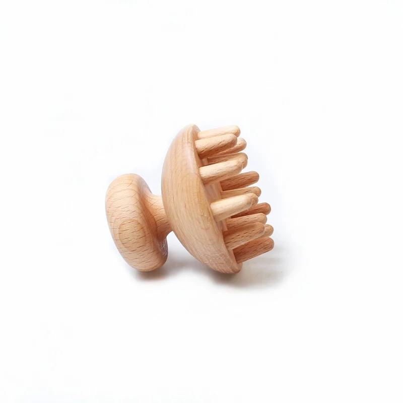 Wholesale Teeth Full Body Therapy Mushroom Wood Massager Gua Sha Tools