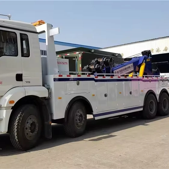 Китайский бренд новый Shacman 8x4 50 тонн сверхмощный аварийный башенный буксировщик для продажи