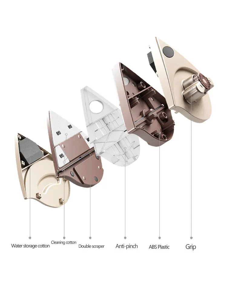 Household Cleaning Tool Hot Sell Double Two Sided Magnet Glass Window Squeegee Cleaner Magnetic Window Washer