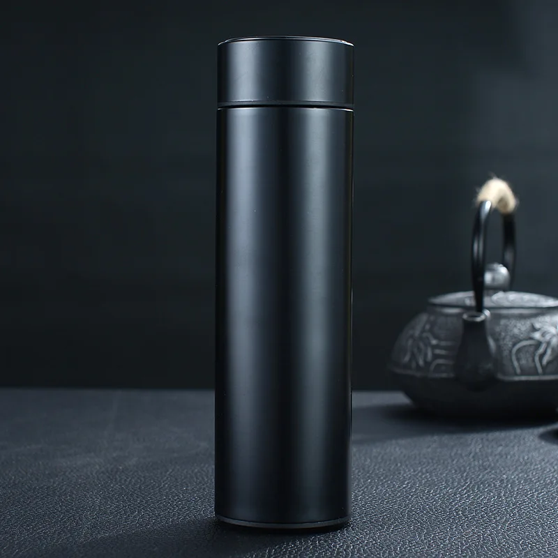 500ml Custom Logo Sport Luxury Smart Vacuum Insulated Flask Stainless Steel Thermo Led Temperature Remind Display Water Bottle