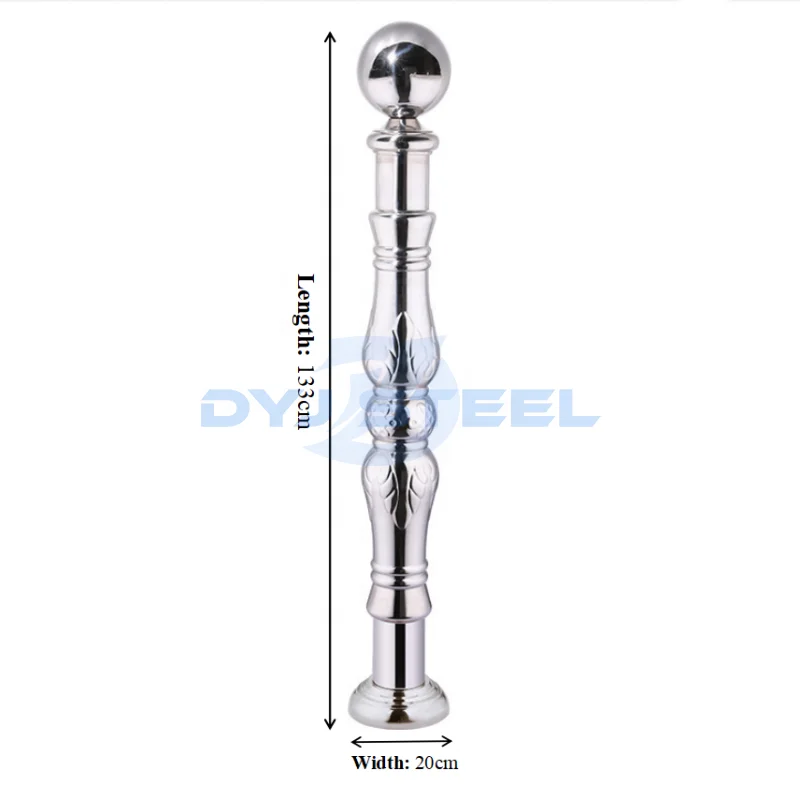 China Manufacturer Best Sale Stainless Steel Baluster Column Stair Handrail,Stainless Steel Railing Clip Handrail Bracket