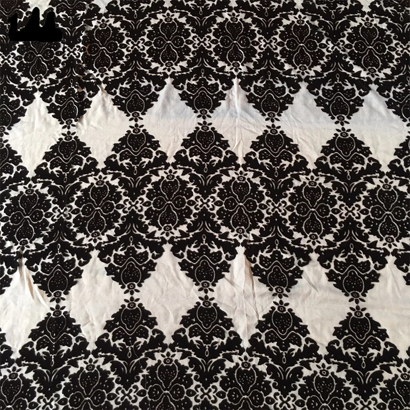 
silk viscose velvet silk velvet digital printing burn out velvet 