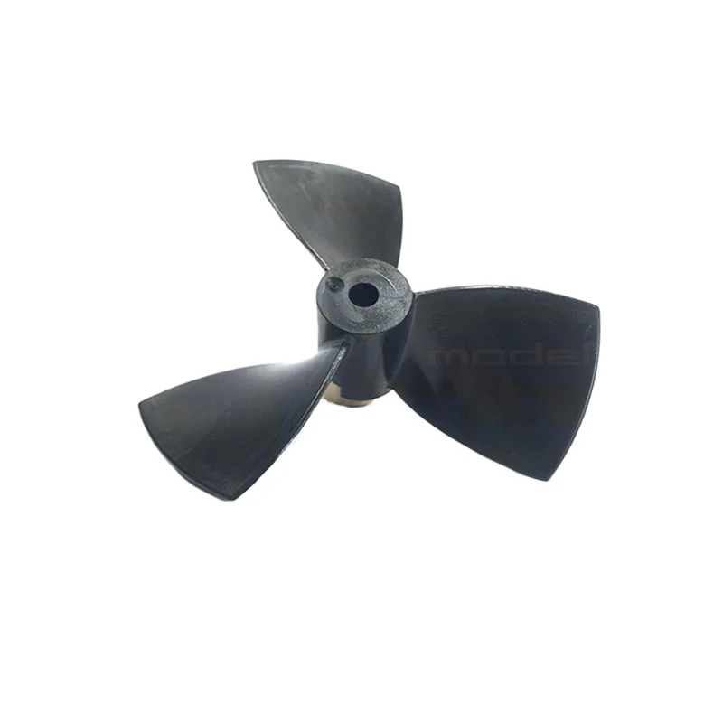 plastic propeller 3-blade 80mm CW CCW 5.0mm shaft size for RC boats thruster prop