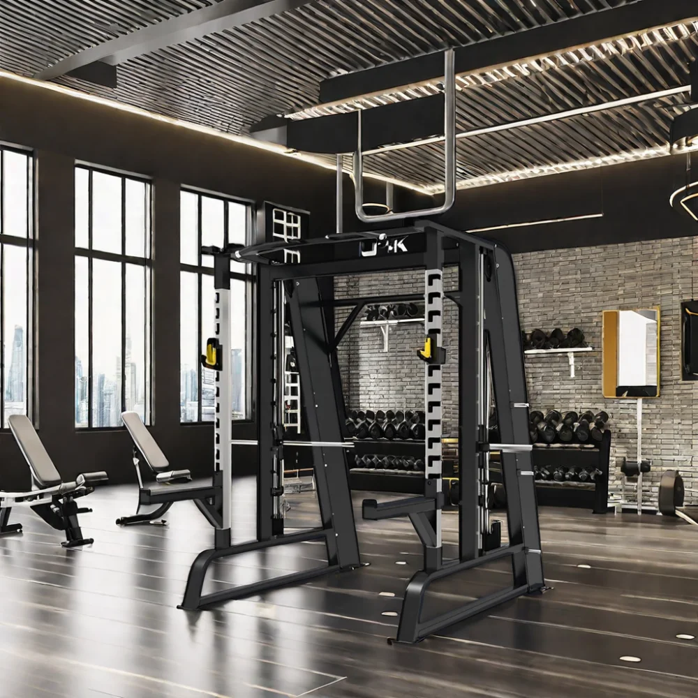 LT-Manufacturers wholesale commercial Smith machine trainers multi-function gantry gym equipment bench press squat rack