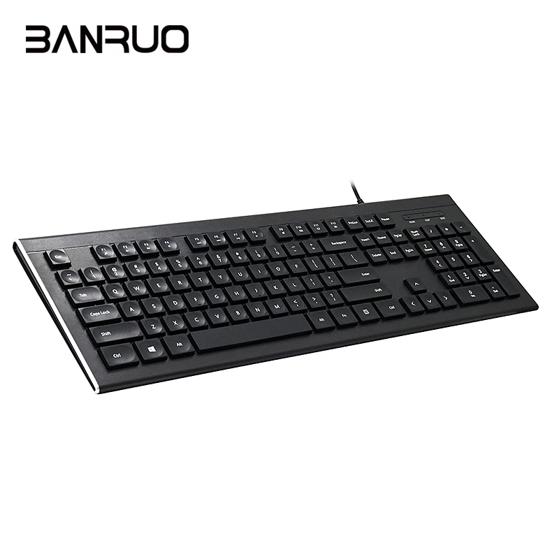 Newest Best Price High Quality Keyboard with USB Receiver Russian 104 Keys Wired Keyboard For Desktop Office Laptop Home
