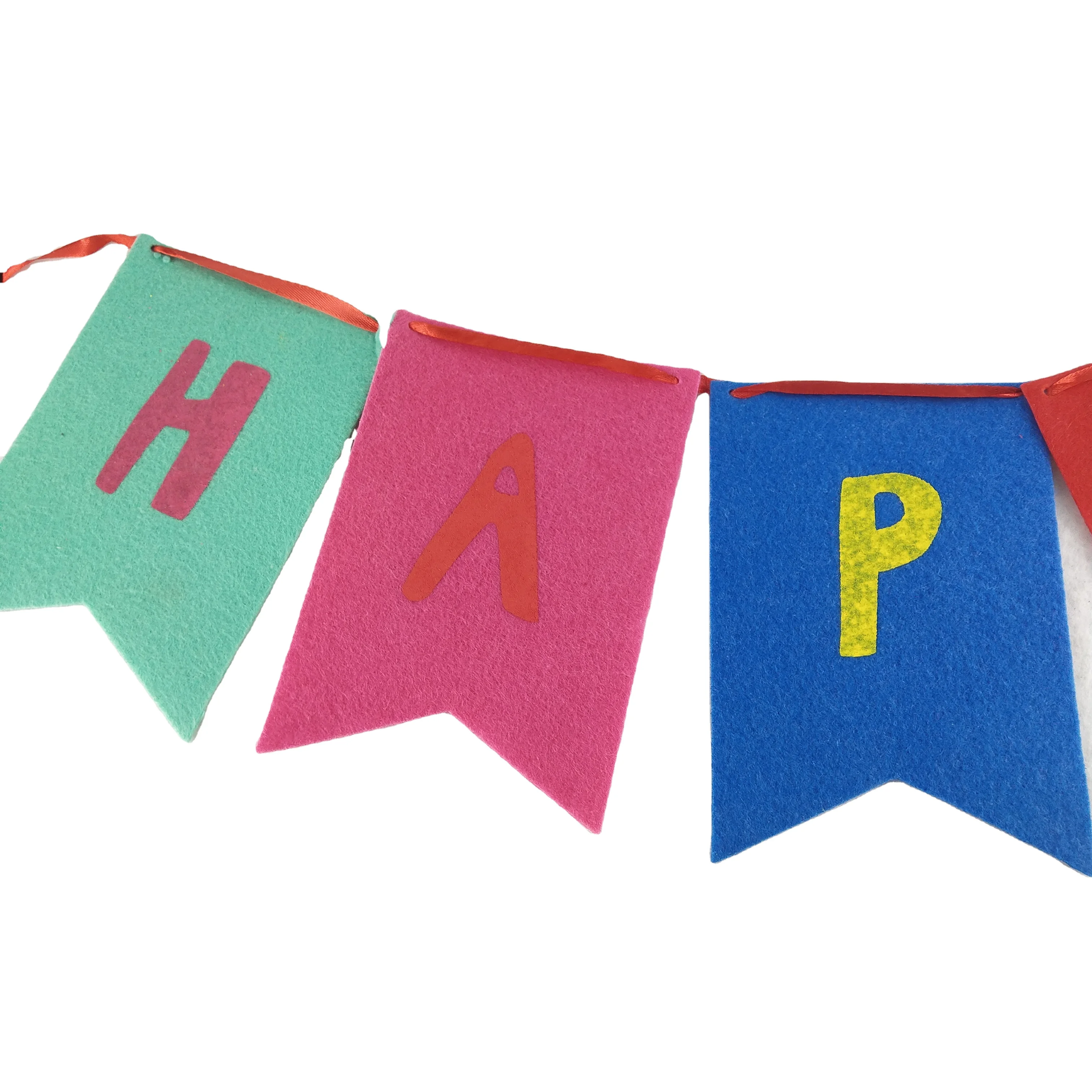 Felt  Happy Birthday Garland Banner  Create You Own Mermaid Scene  Craft Kit DIY Create Your Own Flower  for   Birthday Party