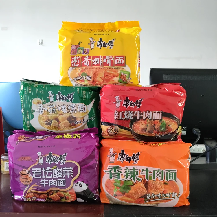 Popular Chinese Instant Food Instant Noodles For Supermarket
