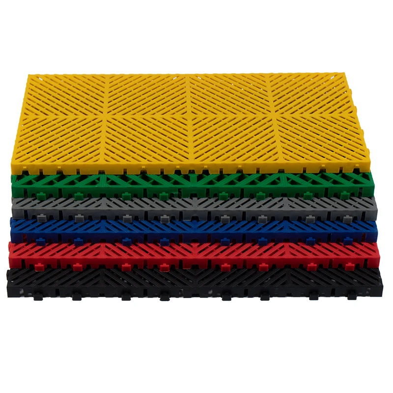 Outdoor Plastic Full Or Half Basketball Court Flooring For Backyard Sport Courts