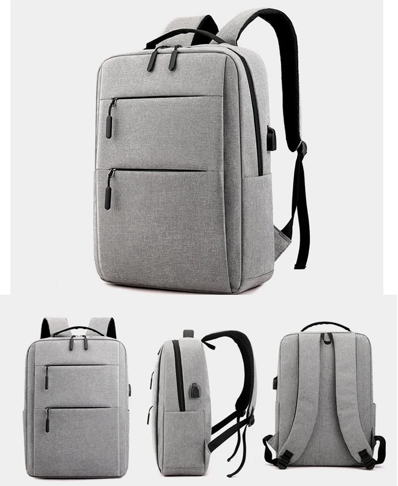 Hot Sale durable waterproof nylon computer bags multi-Layer multi-functional portable business 15.6 inch men laptop backpack