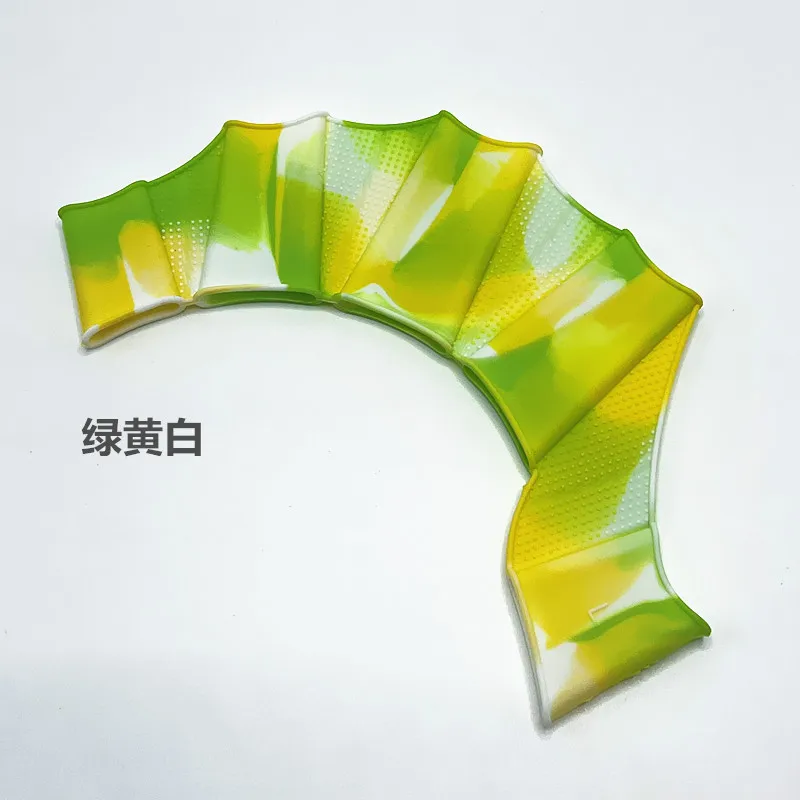 Finger Fin Swimming Training Hand Paddles Silicone Swimming Hand Webbed Hand Fins Swim Training Gloves For Kids
