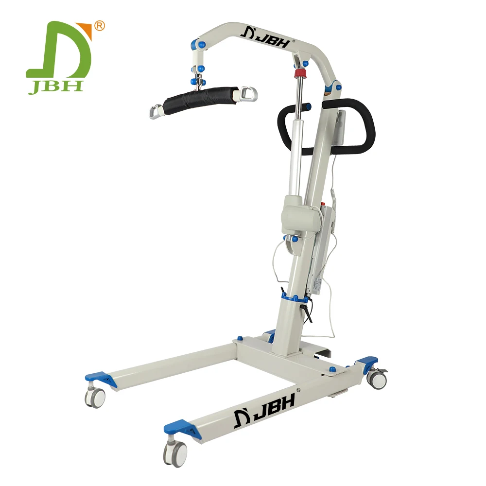 Nursing equipment 2 functions disabled electric lifter bed and chair sit to stand patient transfer hoist lift
