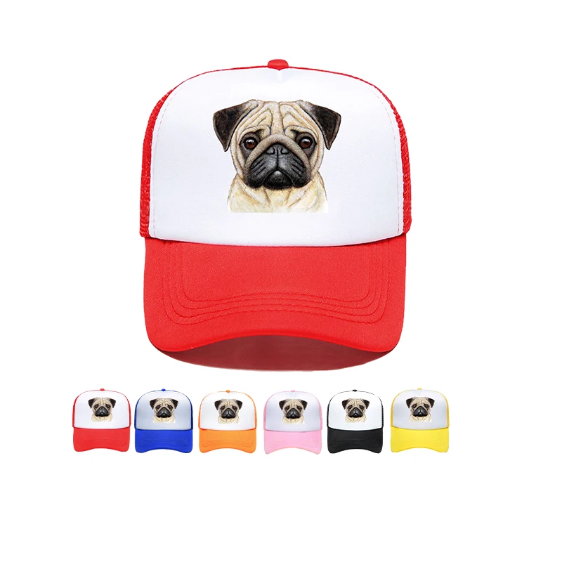 Custom Printed Logo Mesh Factory Price Sports Fashion 5 Panel Cap Men Women Adjustable Trucker Hat Wholesale