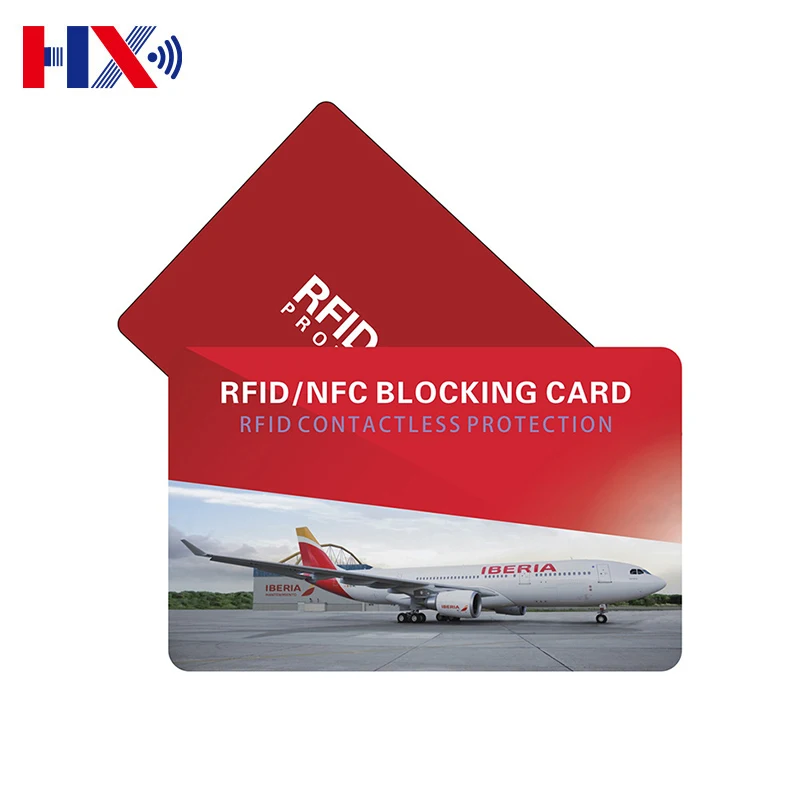 Reasonable Price Custom Safe Smart Chip Blocker Card Printed RFID Blocking Cards
