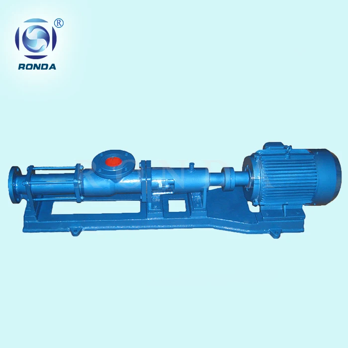 G type horizontal multipurpose electric mono screw pump for foodstuff, chemical, cream cosmetics, etc.