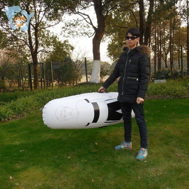 1.6m Kids Free Kick Soccer Defender Wall  Inflatable Football Training Dummy