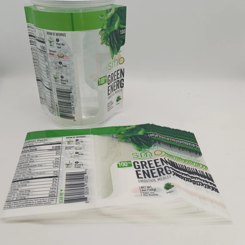 Wholesale custom heat Shrink band sleeve pvc energy drink food whey label pvc/pet bottle sleeves