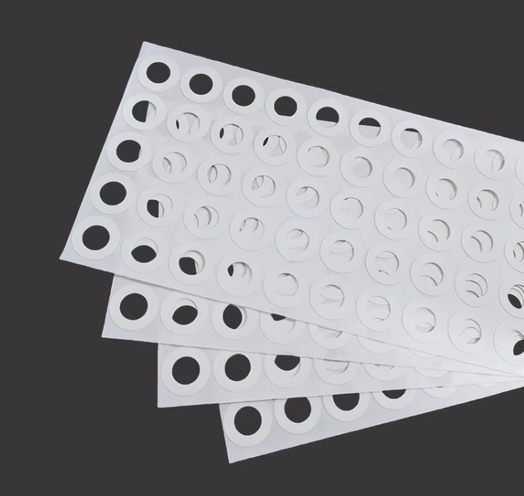 Wholesale Price Manufacturer Supply 1s 18650 21700 26650 32650 white PET insulator positive insulation washer ring