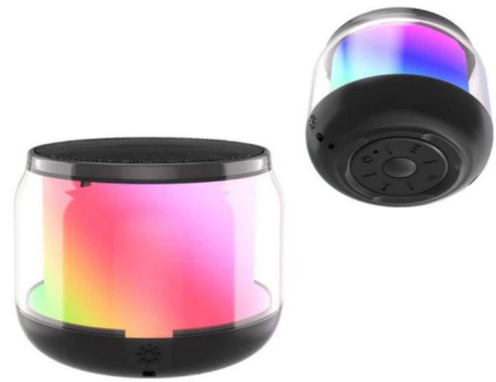 New Arrival Hot Selling Mini Colorful Light Portable Home Outdoor TWS Blue tooth Speaker Bass Subwoofer Wireless Speaker
