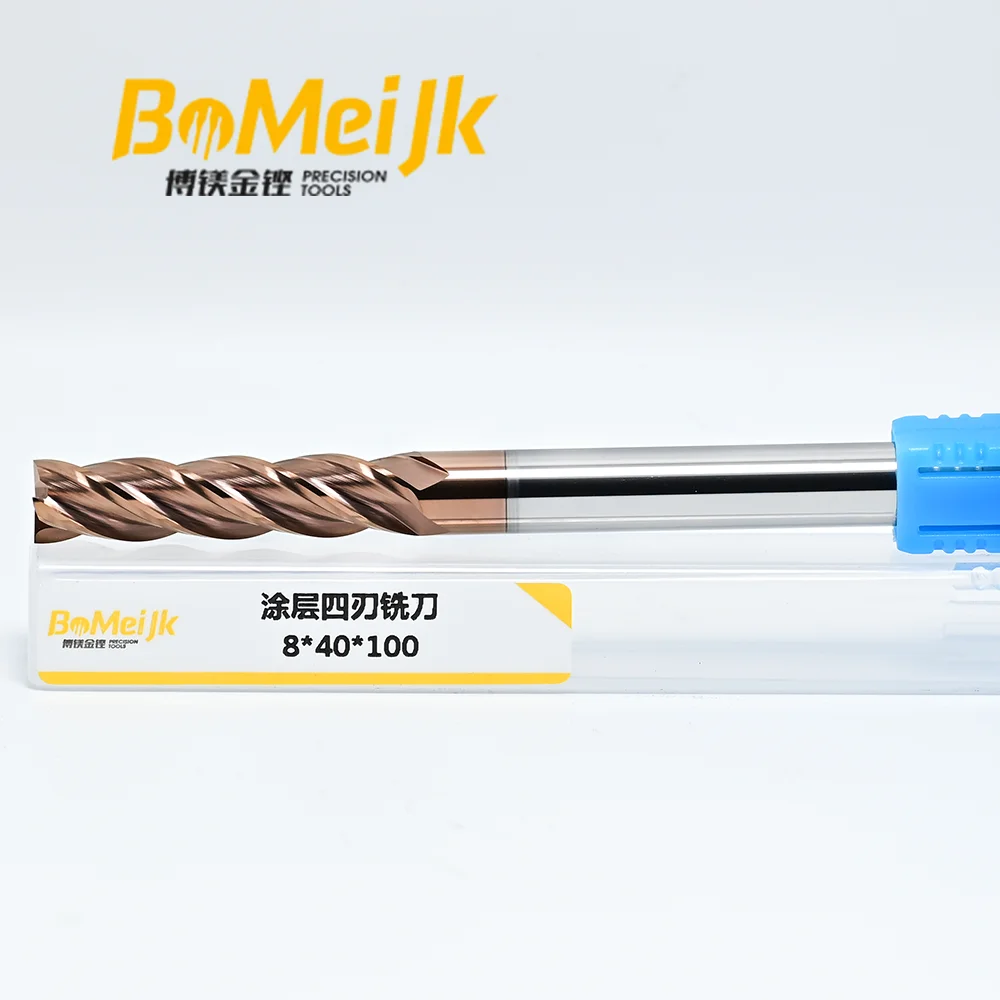 Высокопрочные прецизионные станки с ЧПУ 4 фрезы квадратным концом из карбида вольфрама Индивидуальная поддержка OEM