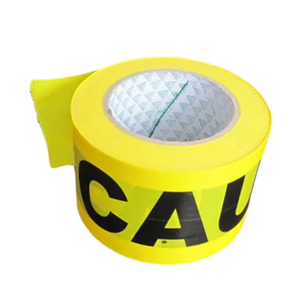 CAUTION Tape Roll Long Bright Yellow Barrier Sticker Construction Tape