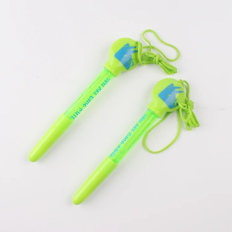 Classic Round Logo-Customized Liquid Bubble Ballpoint Pen With Lanyard Logo