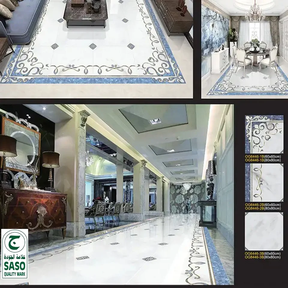 Golden floor carpet tile decorative floor tile 1200X1200MM