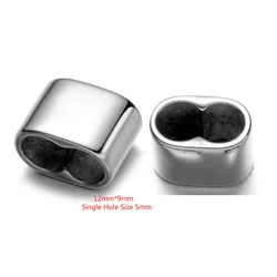 Yudan 316 Stainless Steel Bracelet Charms Spacer Beads  For Jewelry Making