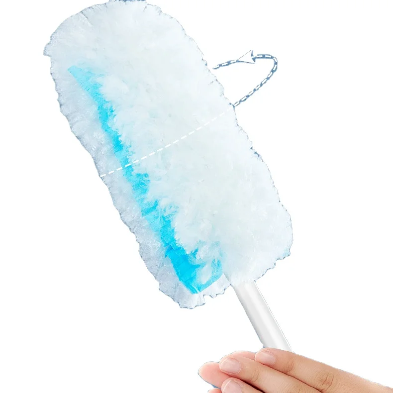 Factory Outlet Microfiber Household Cleaning Small Electric Air Duster Spin Duster