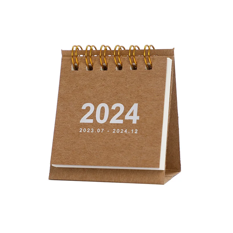 2024 mini Calendar Schedule Planner Table Desk multicolor Calendars