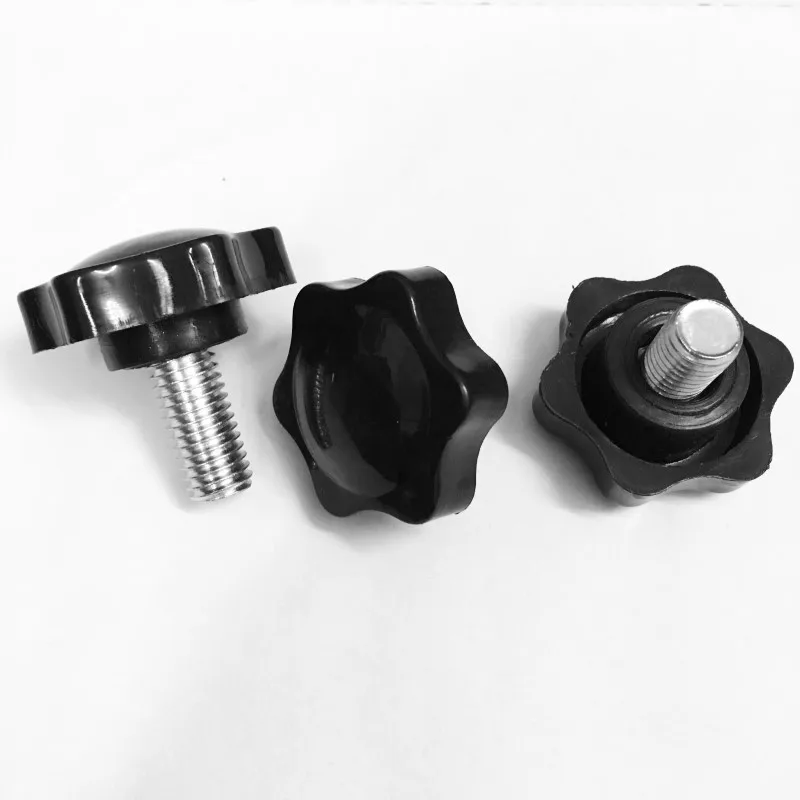 Galvanized Steel B7 B7m Zinc Plating Knurled Regular Flat Thumb Screw With Washer