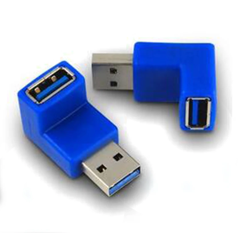 High Quality 90 Degree Right Angle AM to AF Extension pcmcia to usb3.0 adapter 3.0 usb adapter