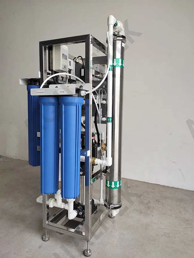 250 Lph 1500gpd Economic Small Ro Plant Reverse Osmosis Industrial  Water Purification Systems Main Machine