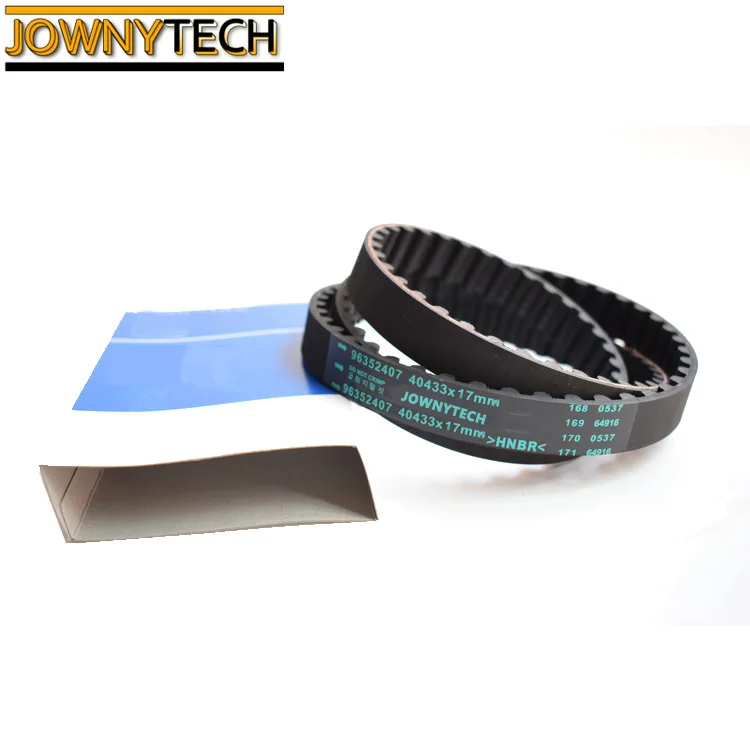 engine timing belt for chevrolet kalos optra 96814098 JOWNYTECH timing belt 127RU25 auto timing belt for chevrolet aveo 1.6