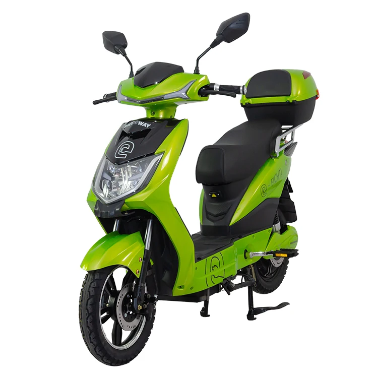 2024 Hot Sale Electric Scooter Bike 500W High Power E Motorcycle Hydraulic Disc Brake Electric Moped For Adults