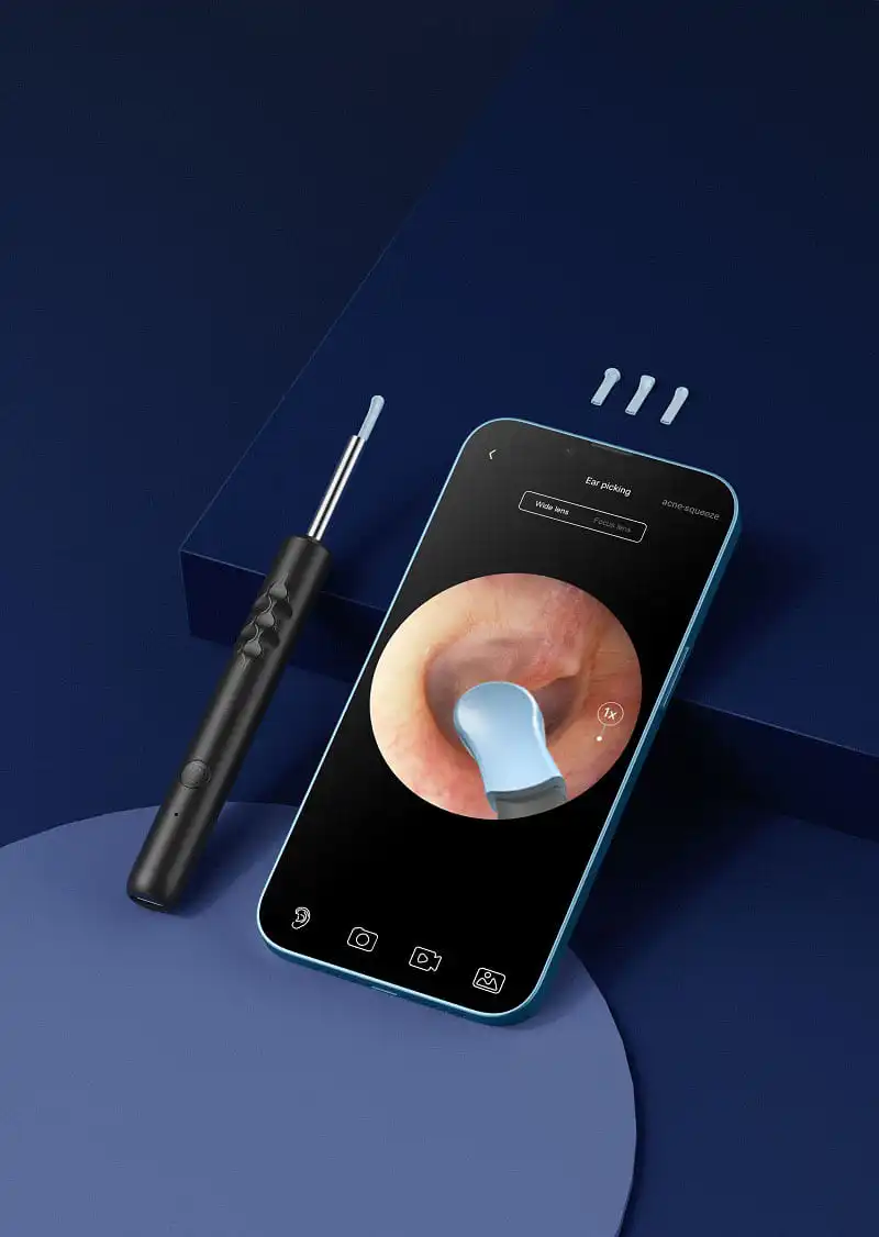 Cheap Factory Price 1080P Camera Otoscope Endoscope Wireless Smart Visual Ear Wax Removal