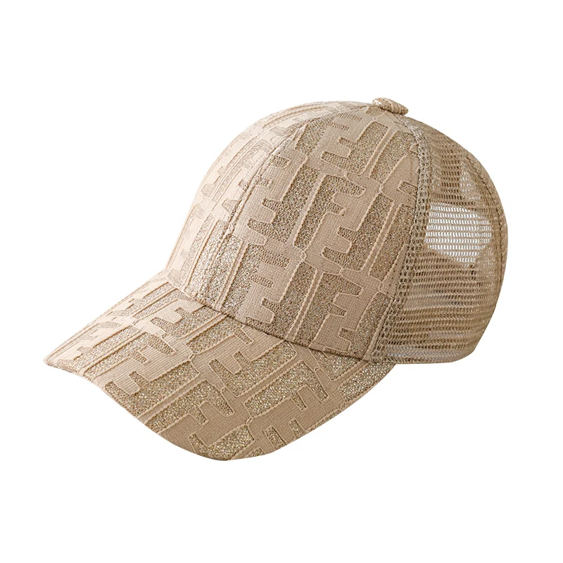 
 Модная спортивная бейсбольная кепка с буквенным принтом из 100% полиэстера  