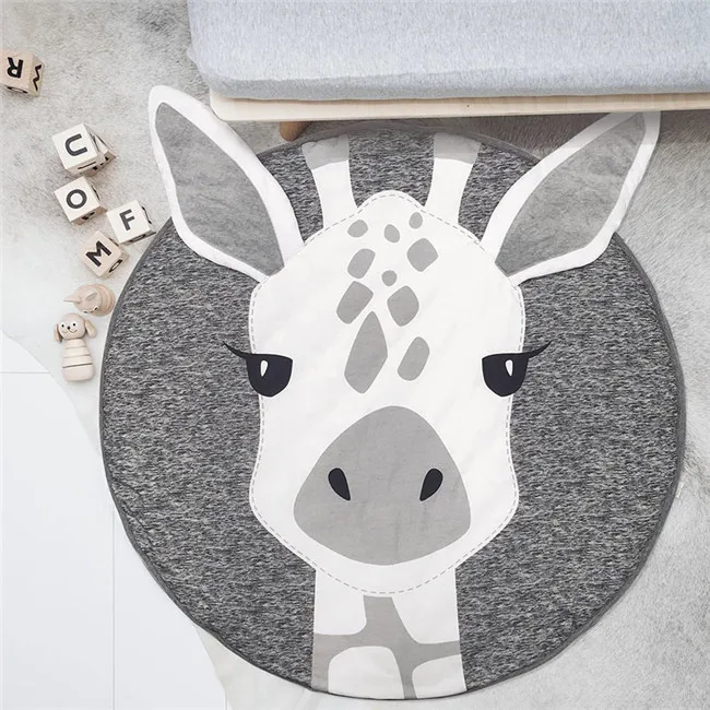 
Hot Sale Cotton Animal Playmat Kids Sleeping Mat Soft Play Mat For Baby 