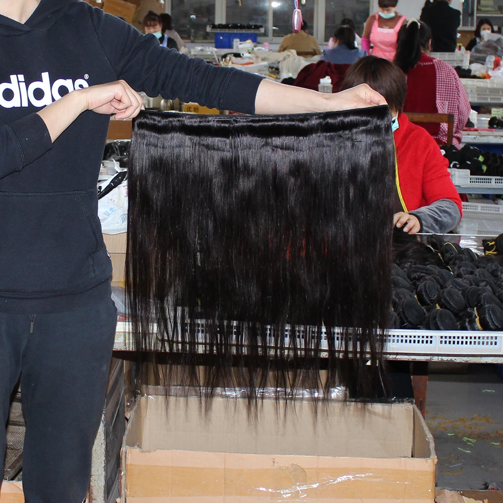 Hot Selling Silky Straight Hair extension Cheap Raw Unprocessed Virgin Indian Hair