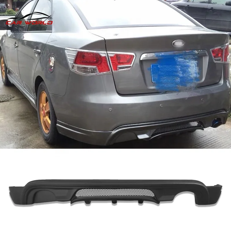Front Bumper Lower Lip For Kia Forte 2009-2012 Car Body Kits Side Skirts Rear Diffuser Lip ABS Material Exterior Parts
