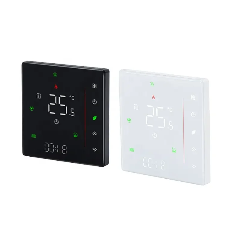 BAC-006 Series 2 pipe 4 pipe Wifi Touch Screen Digital Thermostat For Fan Coil And Central Air Conditioner Lora