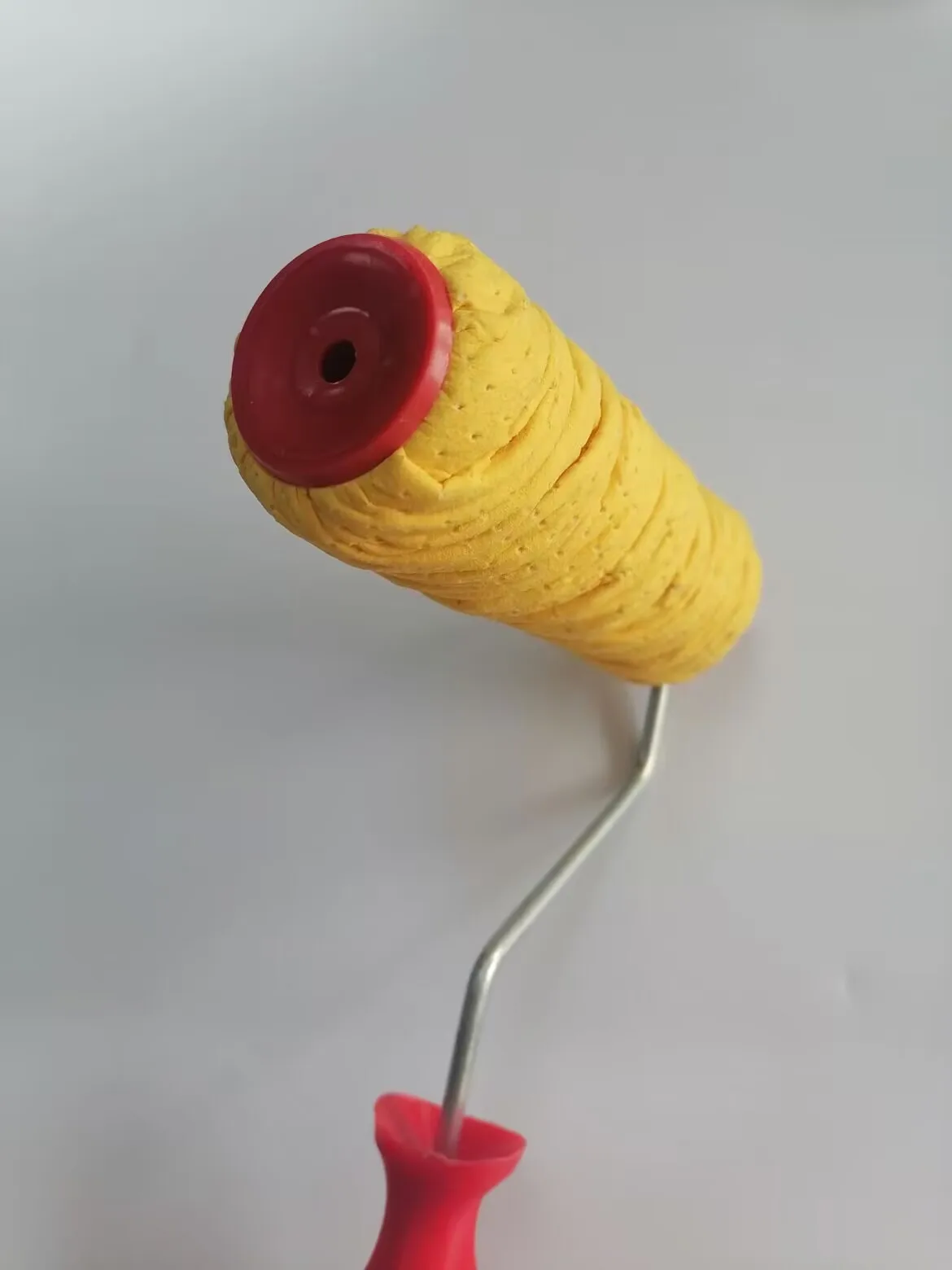 High Quality Professional Curled Strip Leather Decorating Roller Painting Roller and Brush