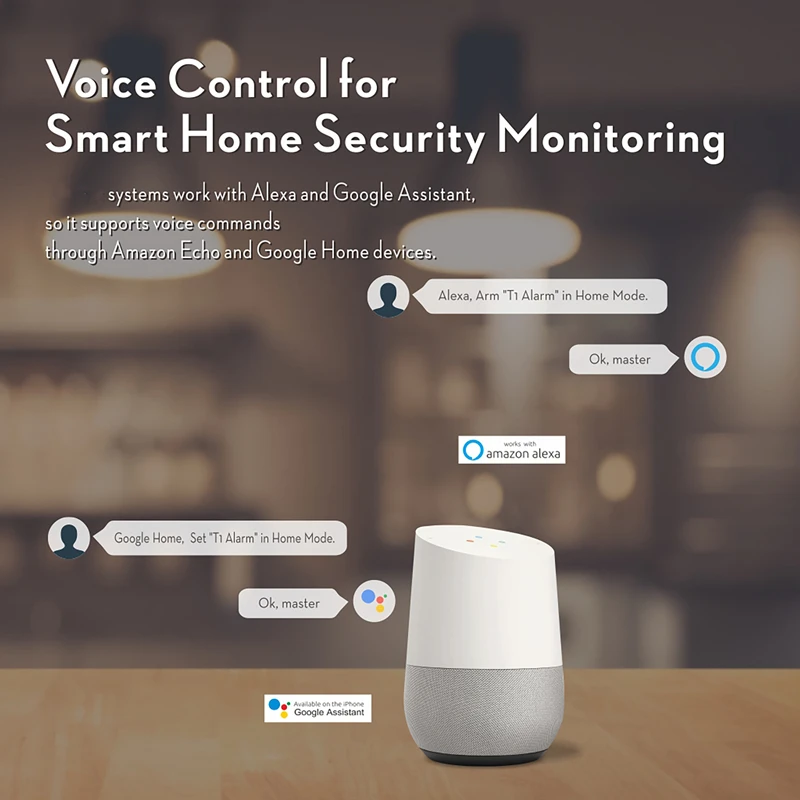 2022 DIY remote control Tuya smart  WiFi GSM home alarm kit Touch Screen Security alarm system For Home