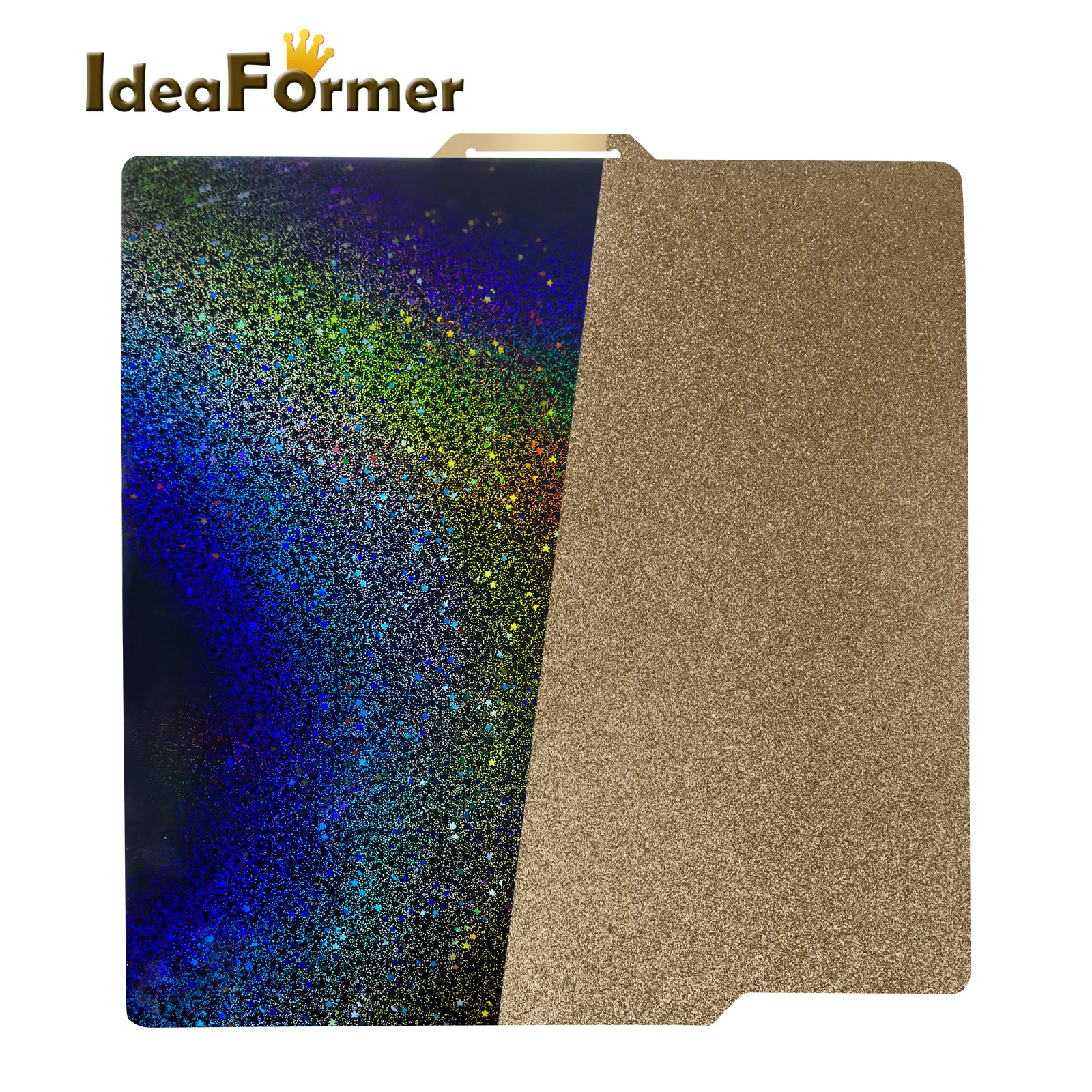 PEY Plate X1 For Bambu Lab Coloful Rainbow PEY Texture PEI Magnetic Build Plate 257 Hotbed Sheet for Bambu Lab x1 P1P 3d printer