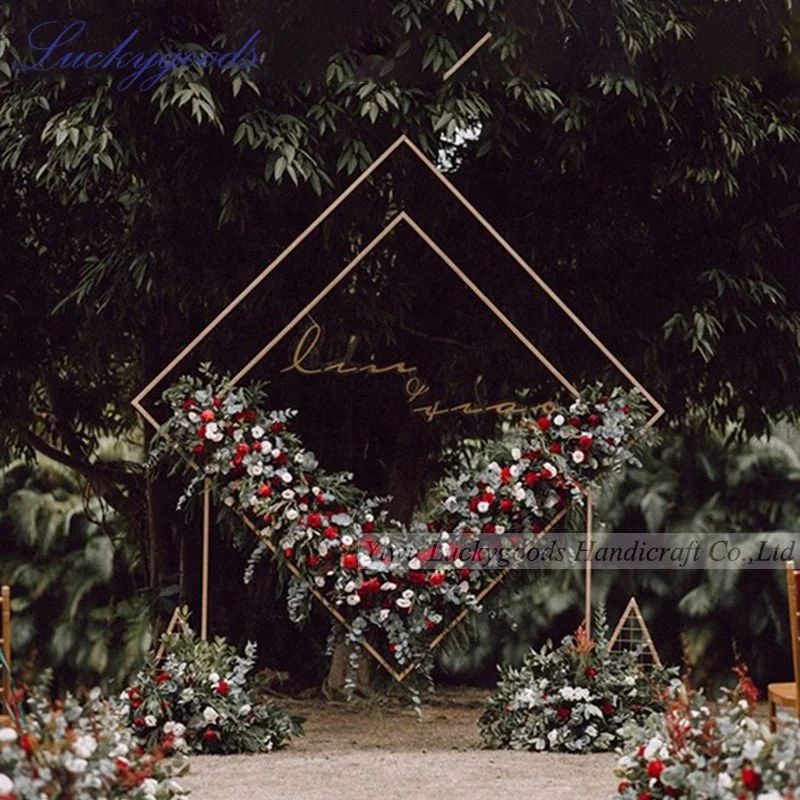 LDJ1126 gold and white flexional wedding decoration PVC tube for stage decoration